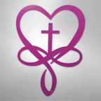 Love Infinity Cross - Steel Metal Sign Wall ArtCustomly Gifts