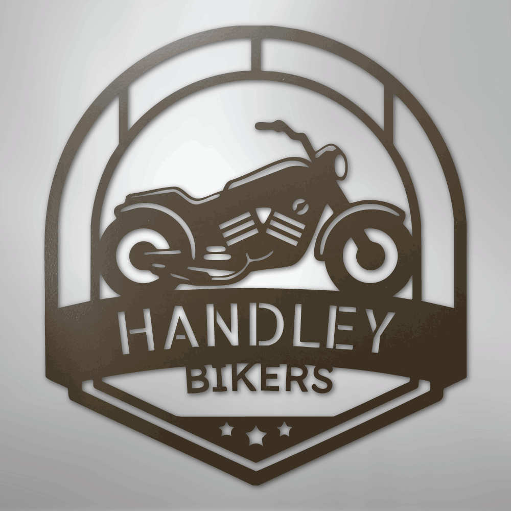 Love to Ride Motorcycle Personalized Steel Metal Sign Wall ArtCustomly Gifts
