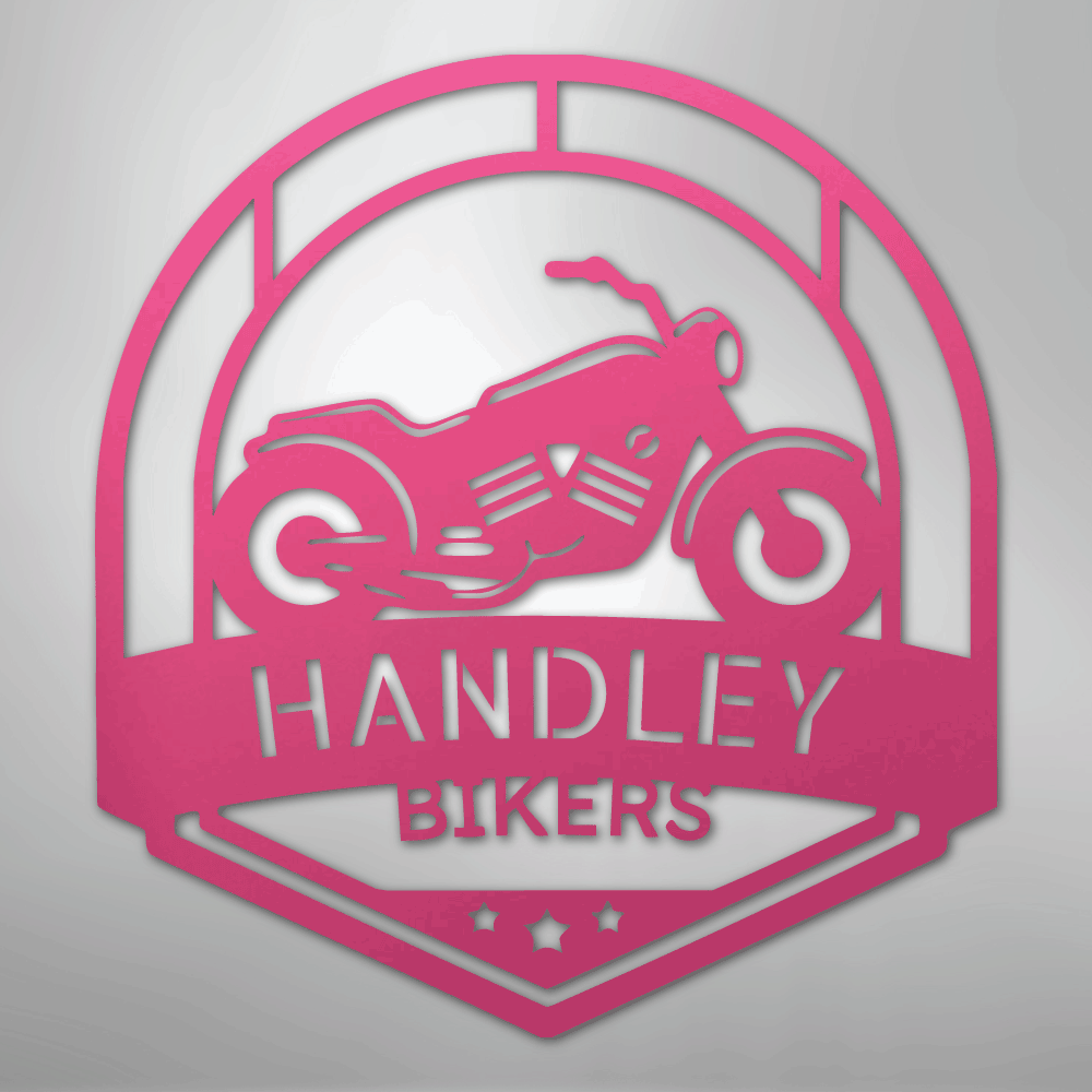 Love to Ride Motorcycle Personalized Steel Metal Sign Wall ArtCustomly Gifts