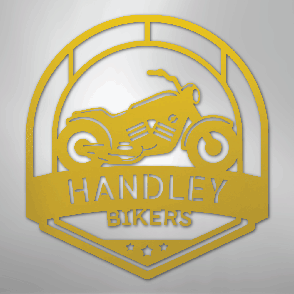 Love to Ride Motorcycle Personalized Steel Metal Sign Wall ArtCustomly Gifts