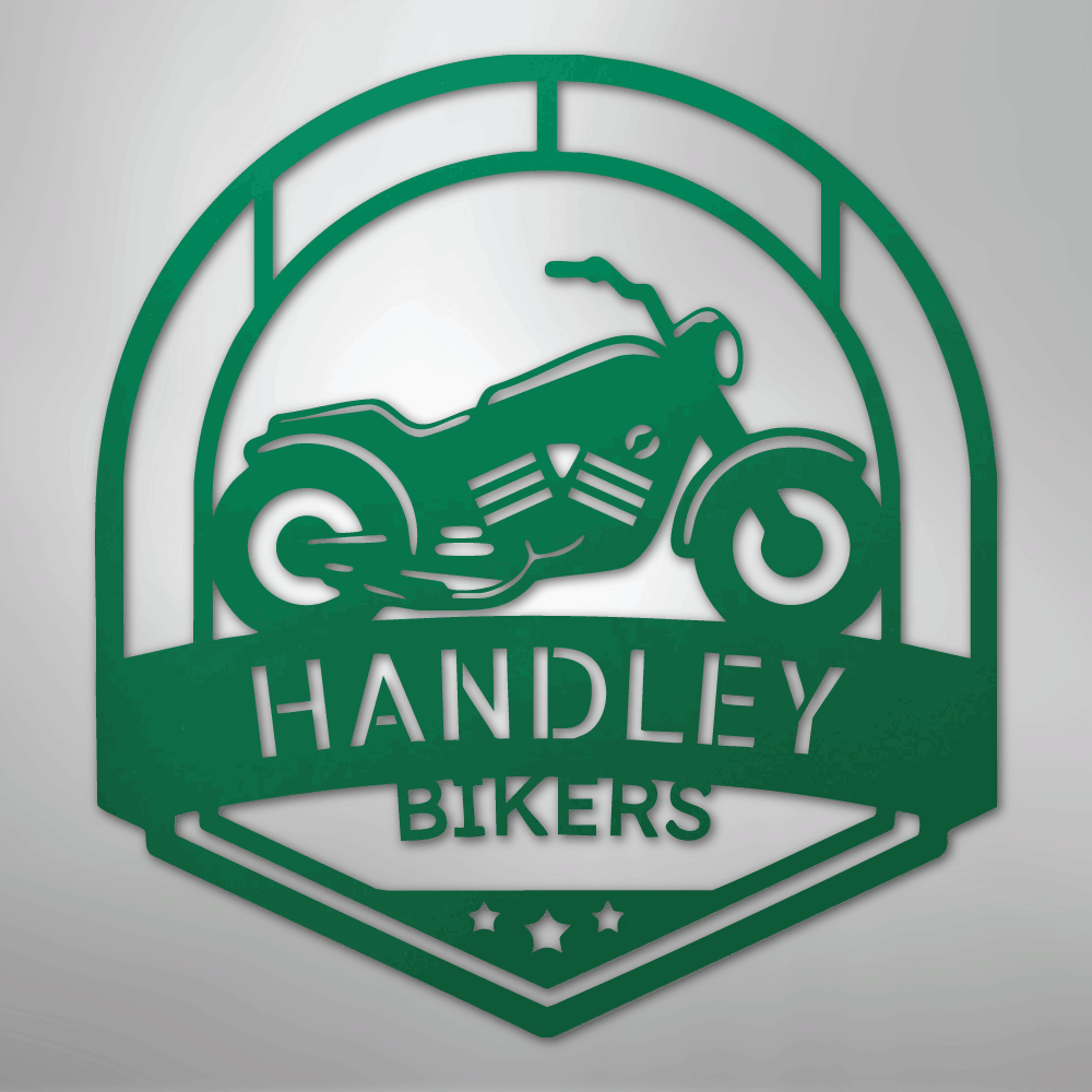 Love to Ride Motorcycle Personalized Steel Metal Sign Wall ArtCustomly Gifts