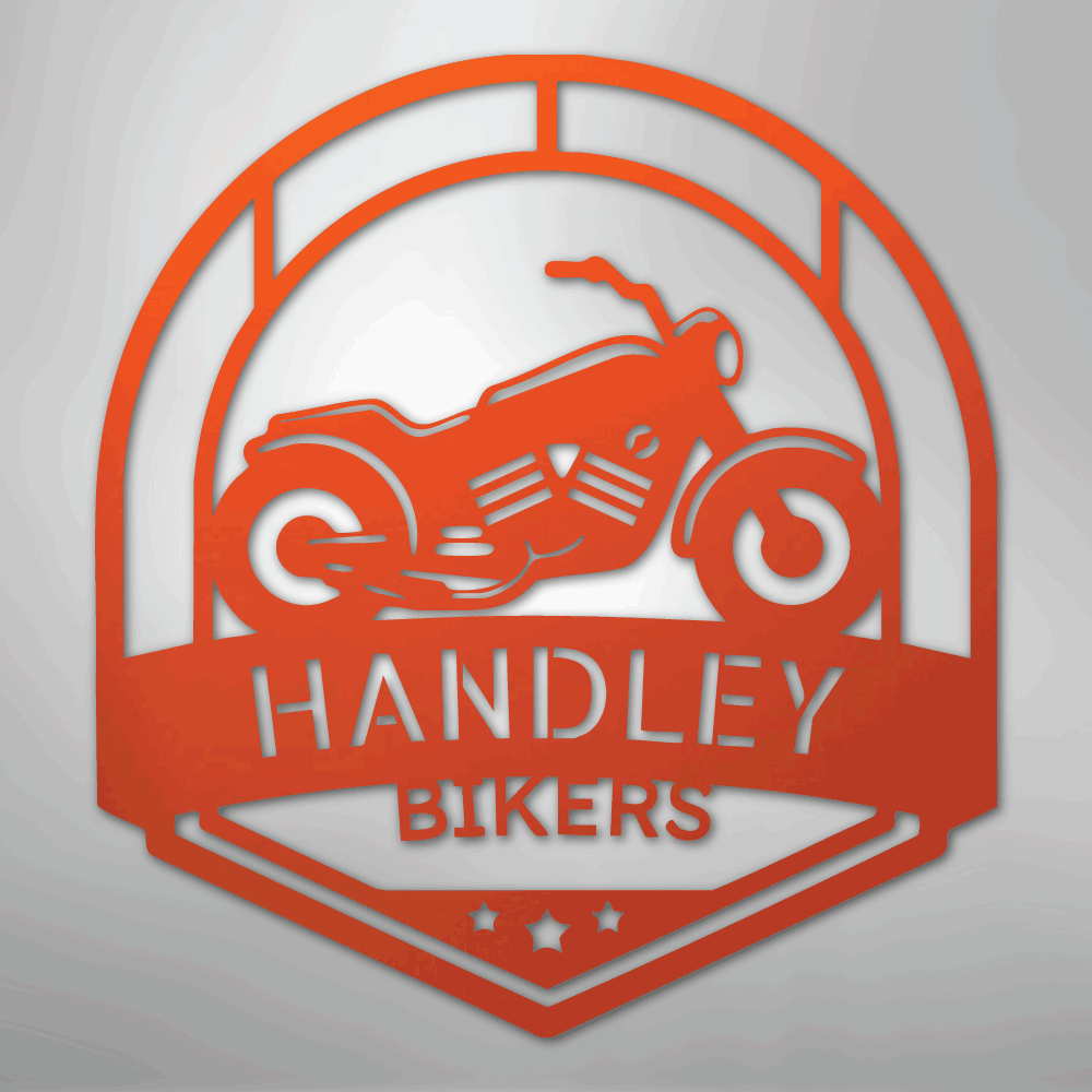 Love to Ride Motorcycle Personalized Steel Metal Sign Wall ArtCustomly Gifts