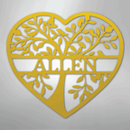 Loving Family Tree Personalized Steel Metal Sign Wall ArtCustomly Gifts