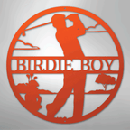 Male Golfer Monogram Personalized Steel Metal Sign Wall ArtCustomly Gifts