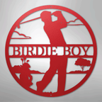 Male Golfer Monogram Personalized Steel Metal Sign Wall ArtCustomly Gifts