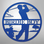 Male Golfer Monogram Personalized Steel Metal Sign Wall ArtCustomly Gifts