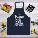 Master of The Grill Personalized Full Length ApronCustomly Gifts