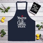 Master of The Grill Personalized Full Length ApronCustomly Gifts