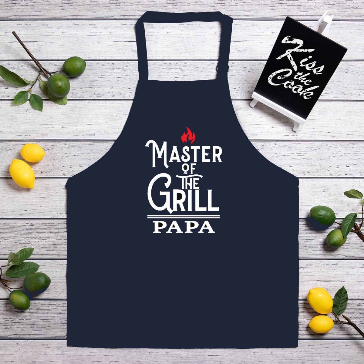 Master of The Grill Personalized Full Length ApronCustomly Gifts