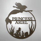Mermaid 1 Personalized Steel Metal Sign Wall ArtCustomly Gifts