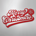 Merry Christmas Quote - Steel Metal Sign Wall ArtCustomly Gifts