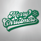 Merry Christmas Quote - Steel Metal Sign Wall ArtCustomly Gifts