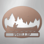Midnight Rowing Personalized Steel Metal Sign Wall ArtCustomly Gifts