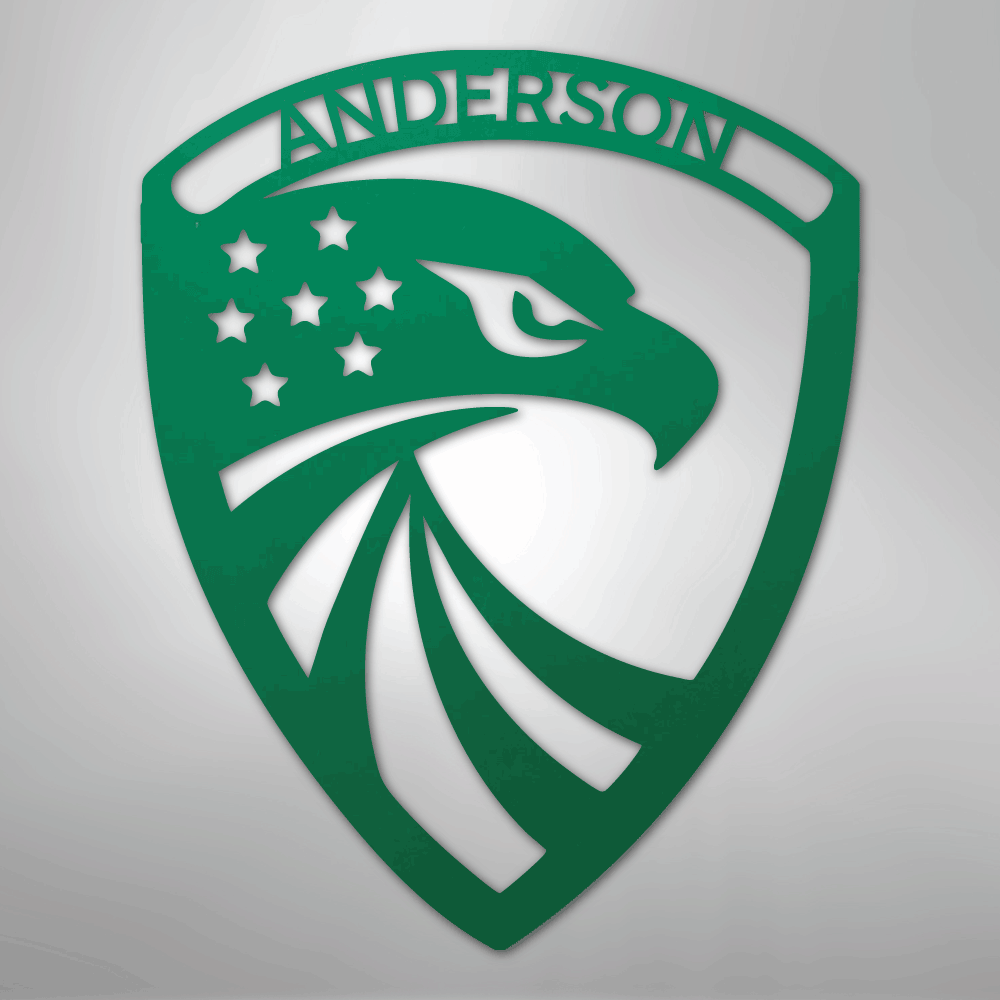 Modern Eagle Personalized Steel Metal Sign Wall ArtCustomly Gifts