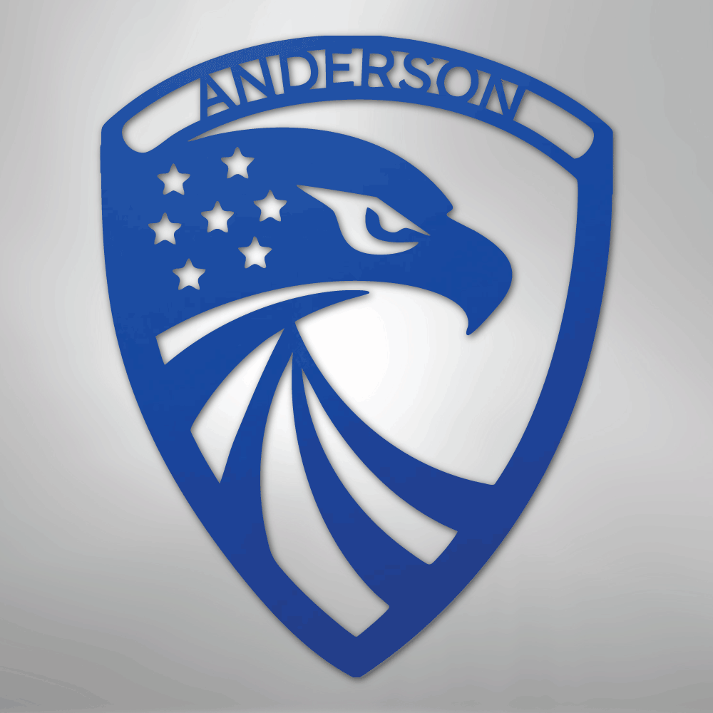 Modern Eagle Personalized Steel Metal Sign Wall ArtCustomly Gifts