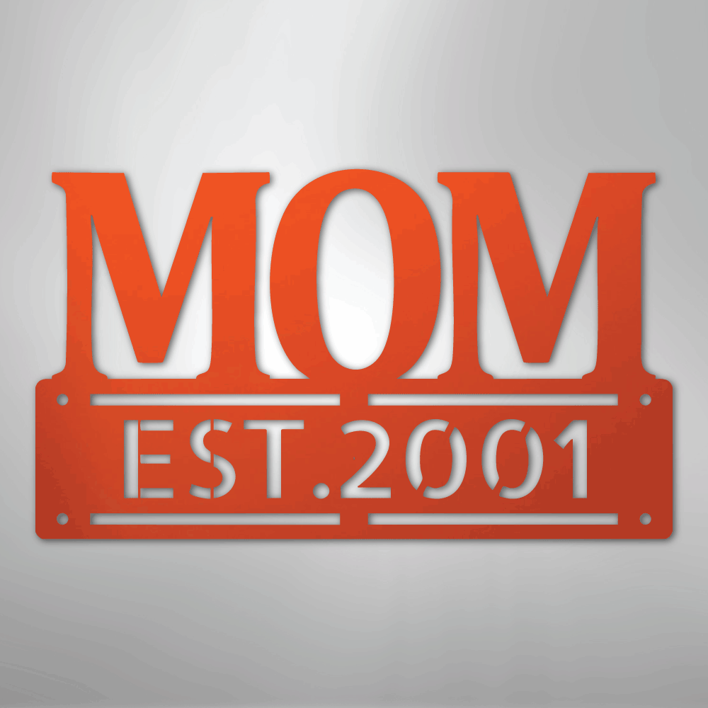 Mom Mother's Day Plaque Personalized Steel Metal Sign Wall ArtCustomly Gifts