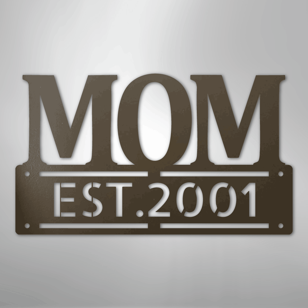 Mom Mother's Day Plaque Personalized Steel Metal Sign Wall ArtCustomly Gifts