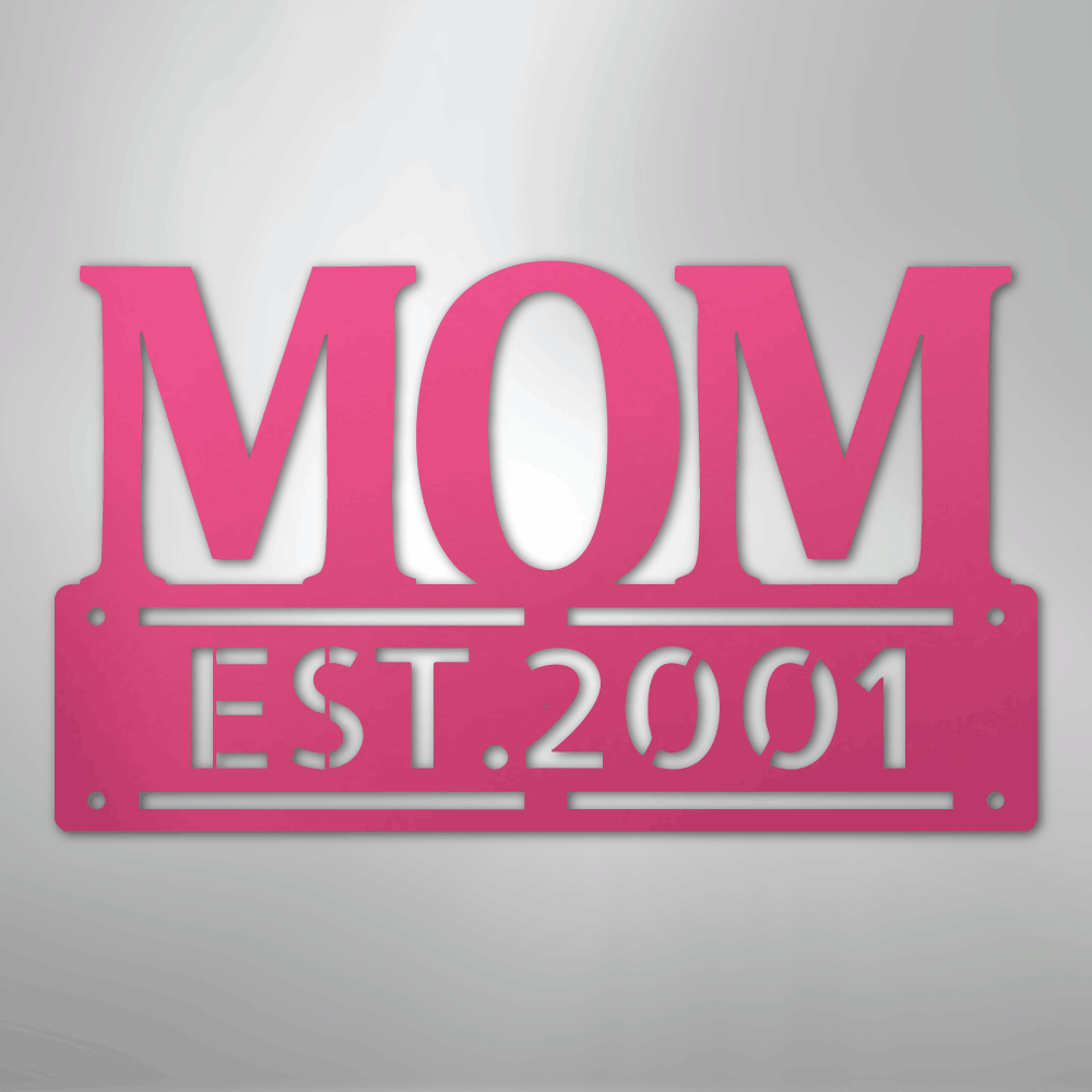 Mom Mother's Day Plaque Personalized Steel Metal Sign Wall ArtCustomly Gifts