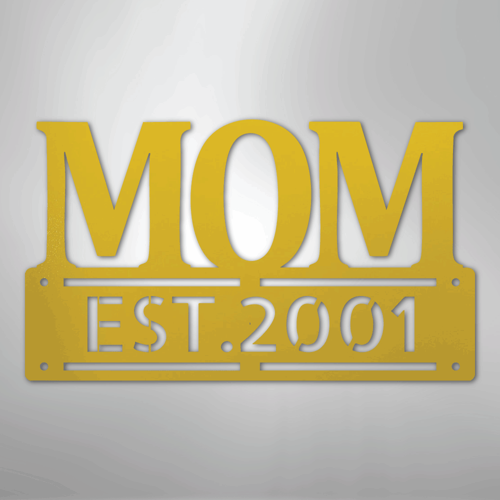 Mom Mother's Day Plaque Personalized Steel Metal Sign Wall ArtCustomly Gifts