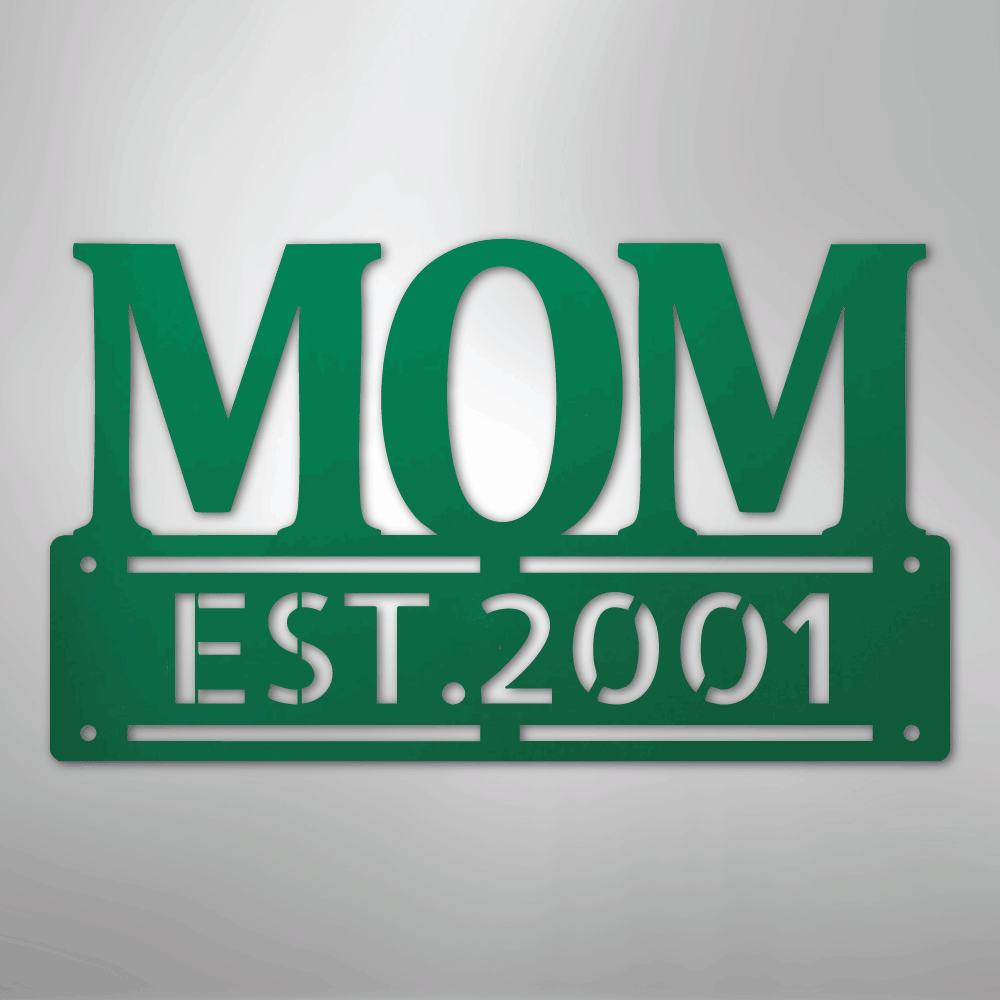 Mom Mother's Day Plaque Personalized Steel Metal Sign Wall ArtCustomly Gifts