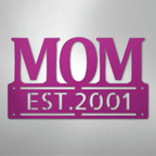 Mom Mother's Day Plaque Personalized Steel Metal Sign Wall ArtCustomly Gifts