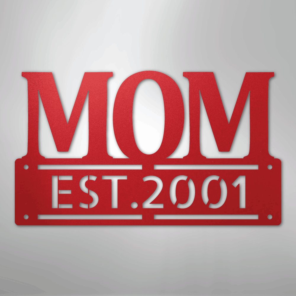 Mom Mother's Day Plaque Personalized Steel Metal Sign Wall ArtCustomly Gifts