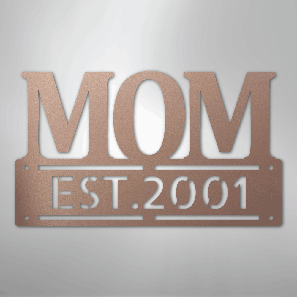 Mom Mother's Day Plaque Personalized Steel Metal Sign Wall ArtCustomly Gifts