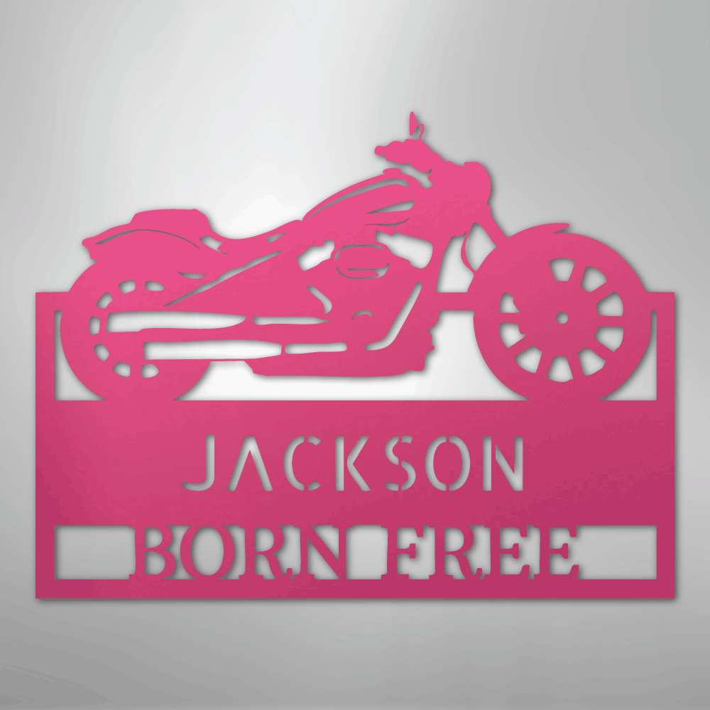 Moto Shop Personalized Steel Metal Sign Wall ArtCustomly Gifts