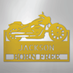 Moto Shop Personalized Steel Metal Sign Wall ArtCustomly Gifts