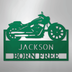 Moto Shop Personalized Steel Metal Sign Wall ArtCustomly Gifts