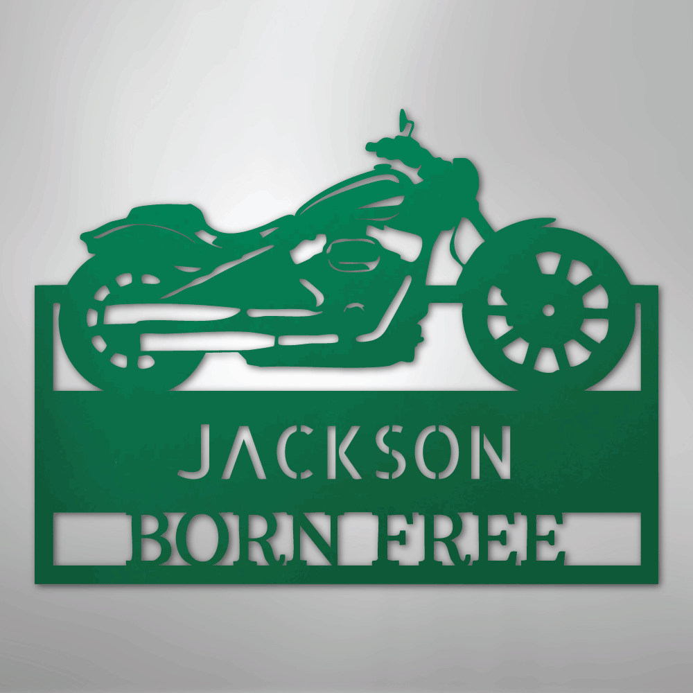 Moto Shop Personalized Steel Metal Sign Wall ArtCustomly Gifts