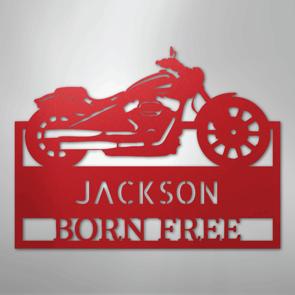 Moto Shop Personalized Steel Metal Sign Wall ArtCustomly Gifts