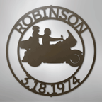 Motorcycle 11 Couple Personalized Steel Metal Sign Wall ArtCustomly Gifts