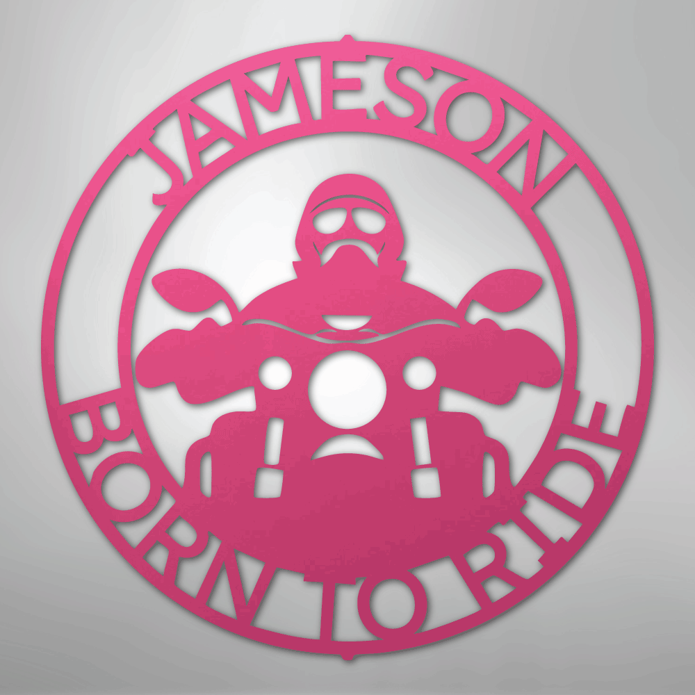 Motorcycle 5 Personalized Steel Metal Sign Wall ArtCustomly Gifts