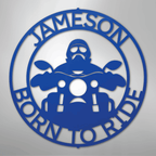 Motorcycle 5 Personalized Steel Metal Sign Wall ArtCustomly Gifts