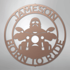 Motorcycle 5 Personalized Steel Metal Sign Wall ArtCustomly Gifts