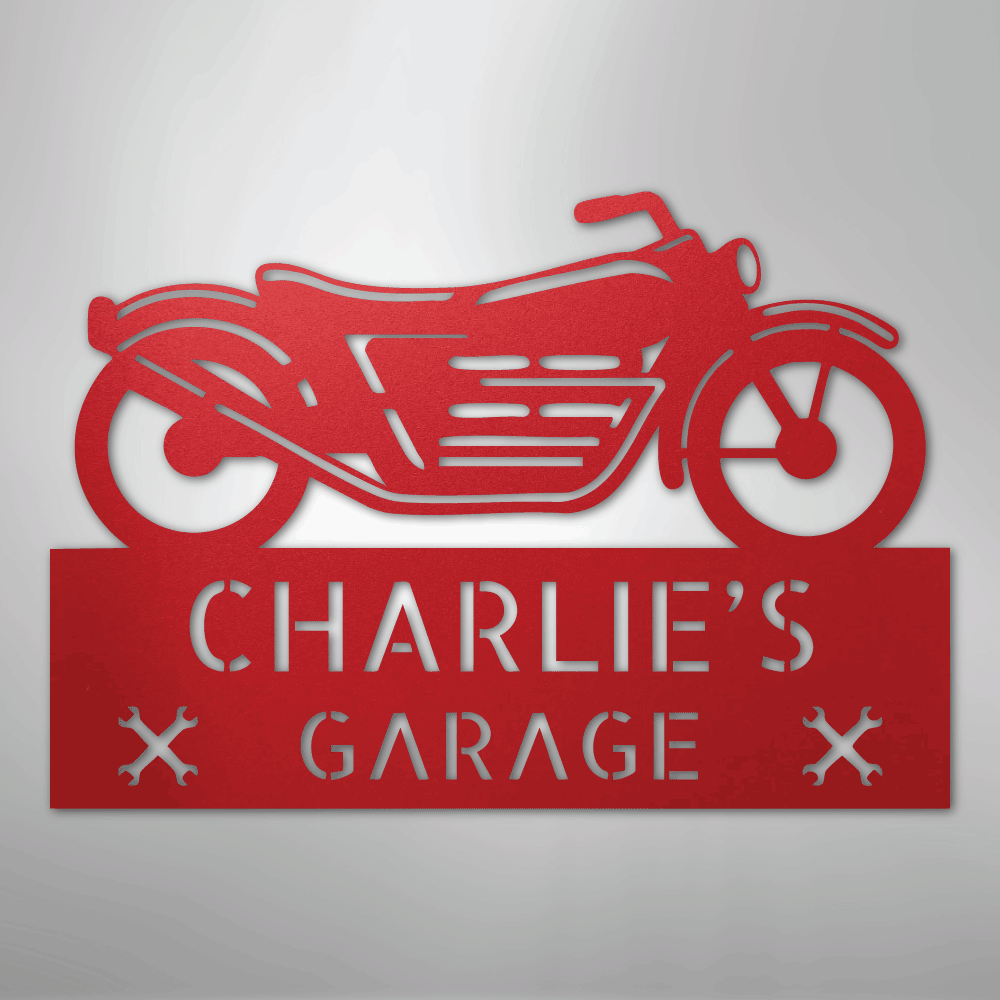 Motorcycle Adventure Personalized Steel Metal Sign Wall ArtCustomly Gifts