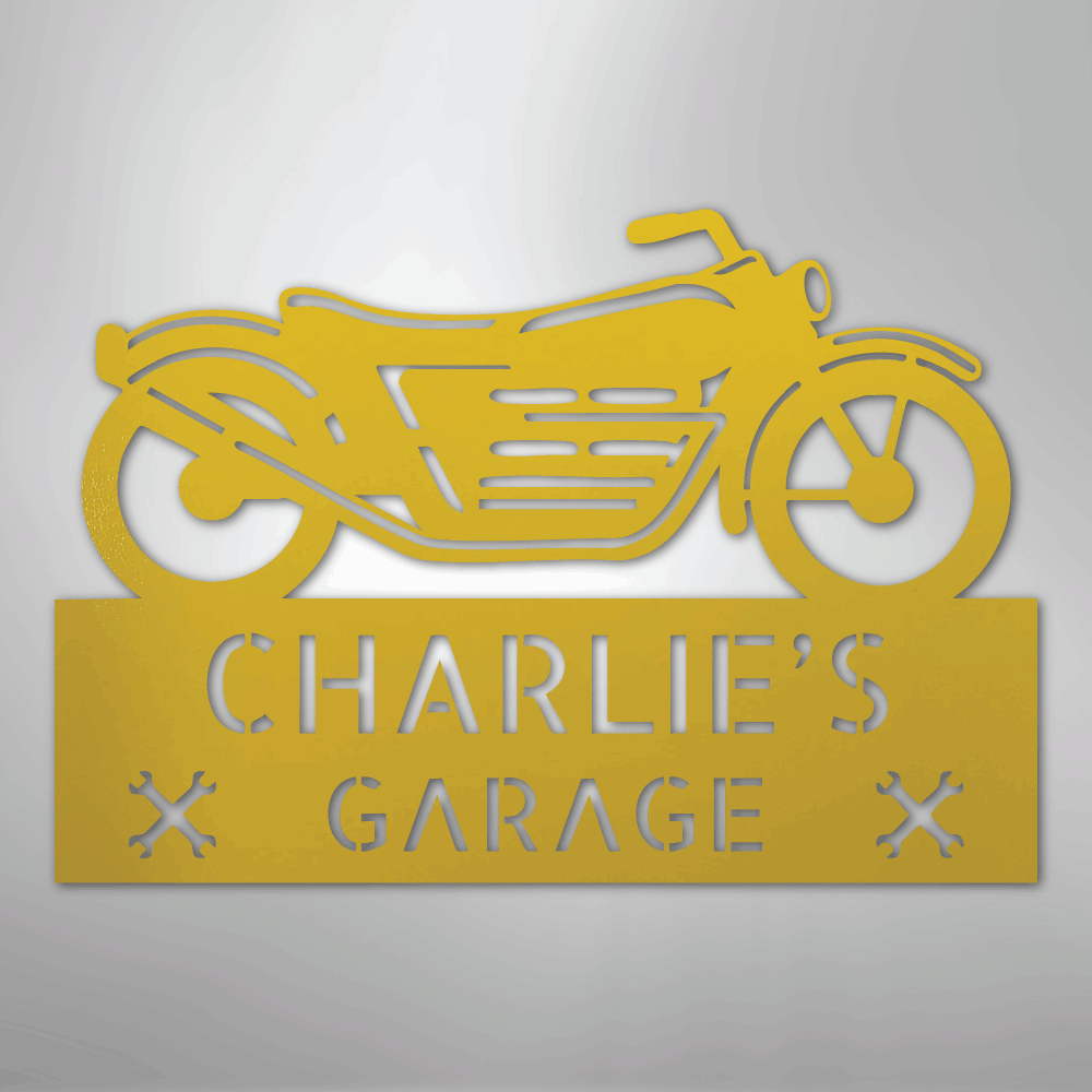Motorcycle Adventure Personalized Steel Metal Sign Wall ArtCustomly Gifts