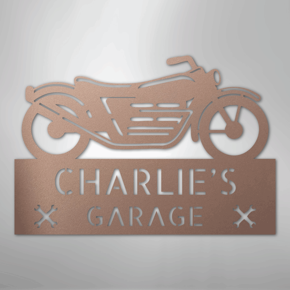 Motorcycle Adventure Personalized Steel Metal Sign Wall ArtCustomly Gifts