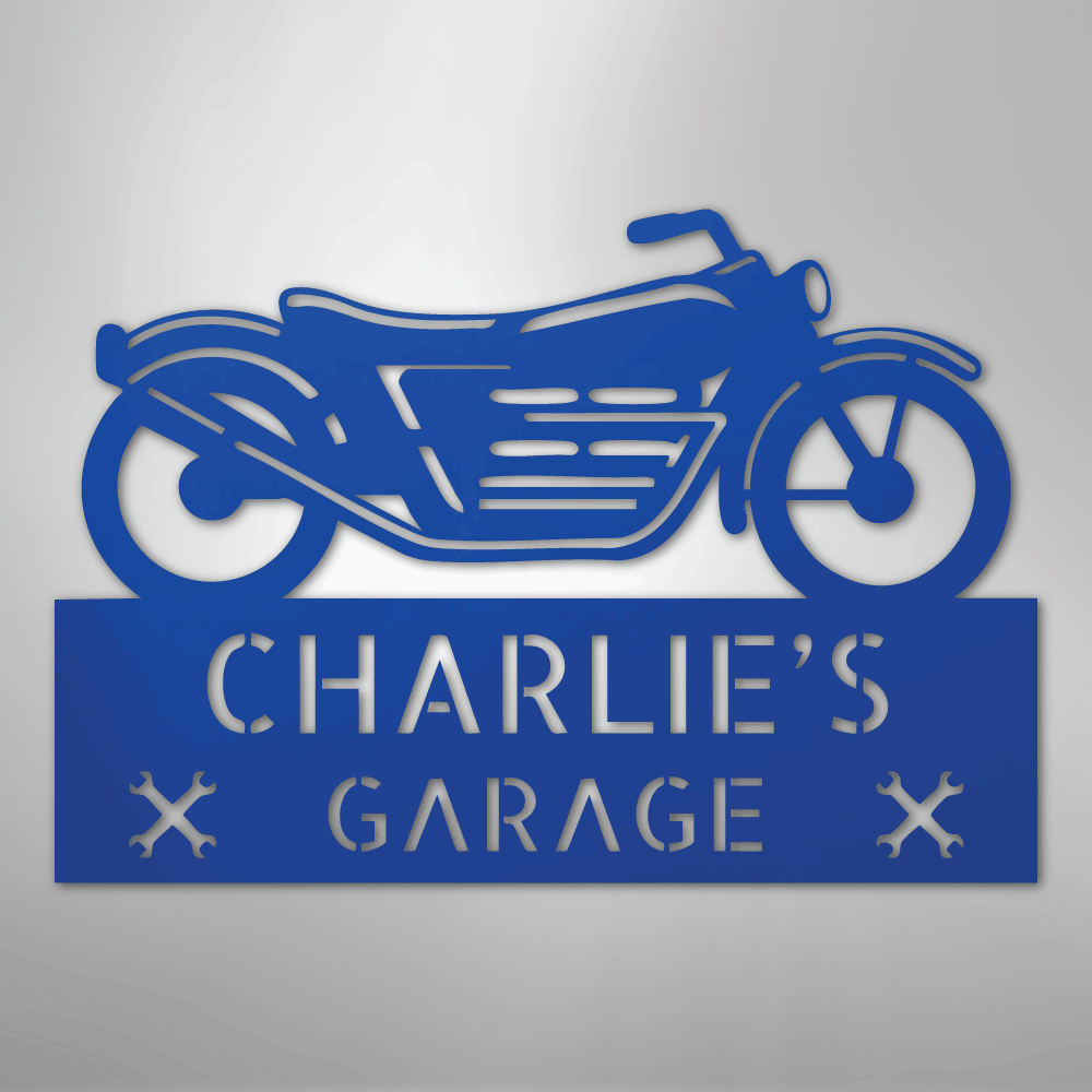 Motorcycle Adventure Personalized Steel Metal Sign Wall ArtCustomly Gifts