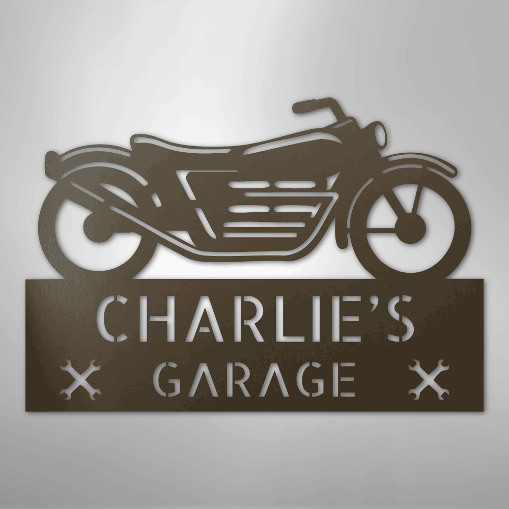 Motorcycle Adventure Personalized Steel Metal Sign Wall ArtCustomly Gifts