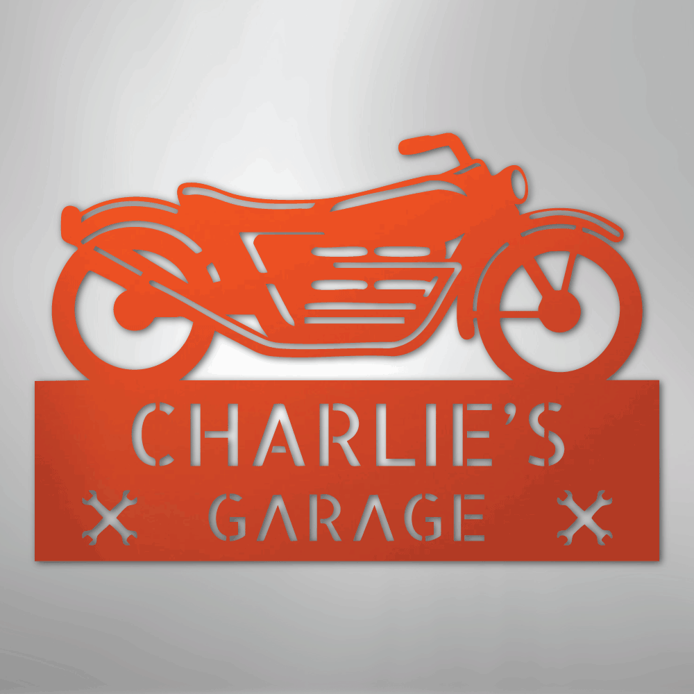 Motorcycle Adventure Personalized Steel Metal Sign Wall ArtCustomly Gifts