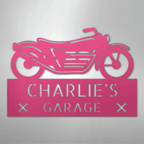 Motorcycle Adventure Personalized Steel Metal Sign Wall ArtCustomly Gifts