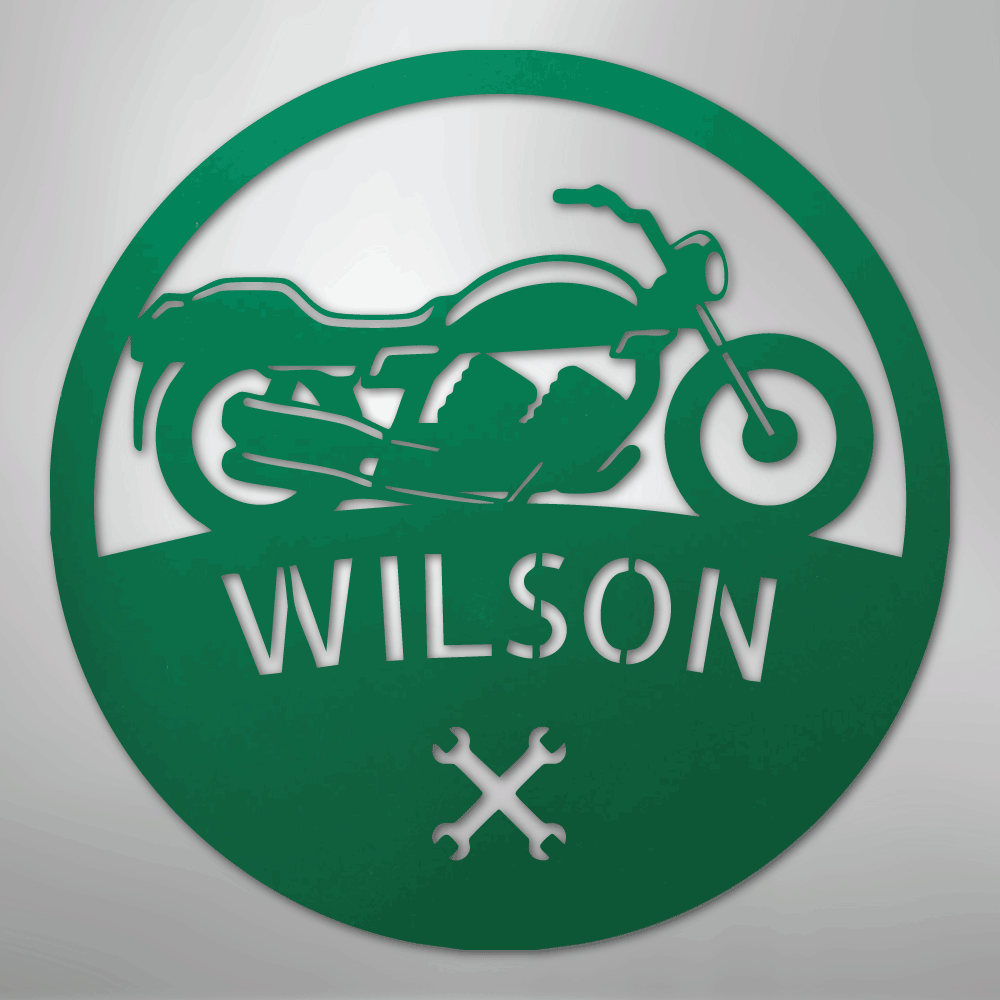 Motorcycle Master Personalized Steel Metal Sign Wall ArtCustomly Gifts