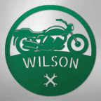 Motorcycle Master Personalized Steel Metal Sign Wall ArtCustomly Gifts