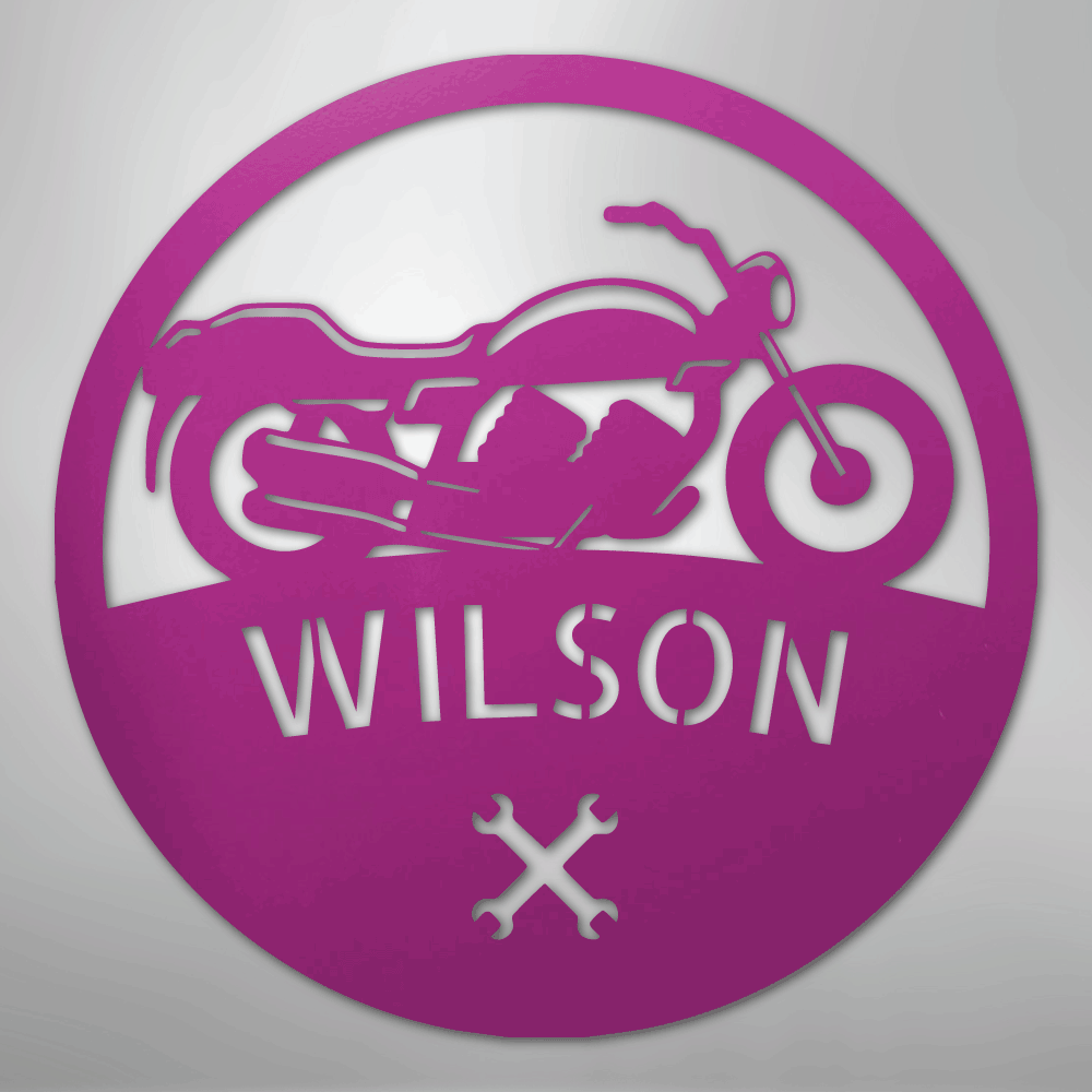 Motorcycle Master Personalized Steel Metal Sign Wall ArtCustomly Gifts