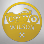 Motorcycle Master Personalized Steel Metal Sign Wall ArtCustomly Gifts