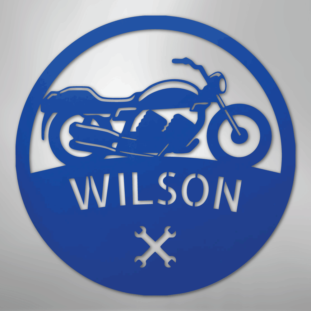 Motorcycle Master Personalized Steel Metal Sign Wall ArtCustomly Gifts