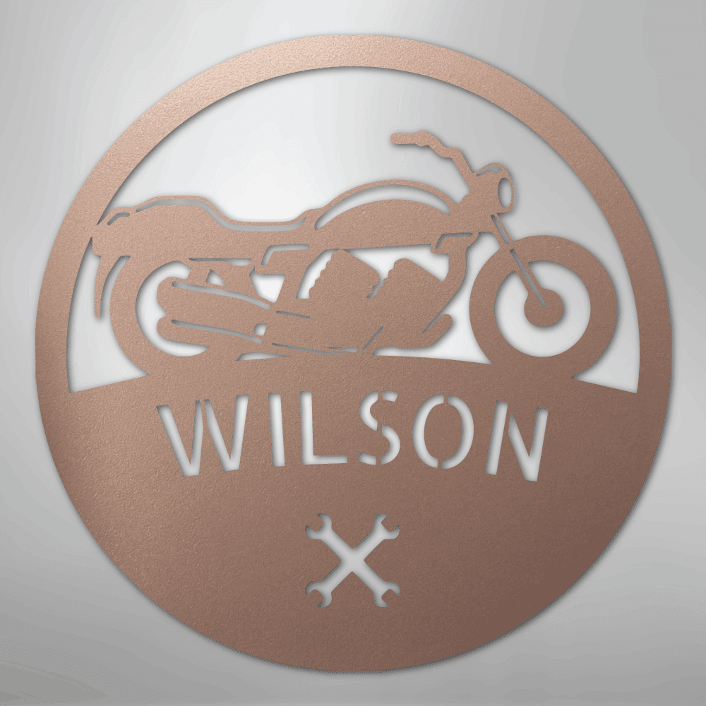 Motorcycle Master Personalized Steel Metal Sign Wall ArtCustomly Gifts