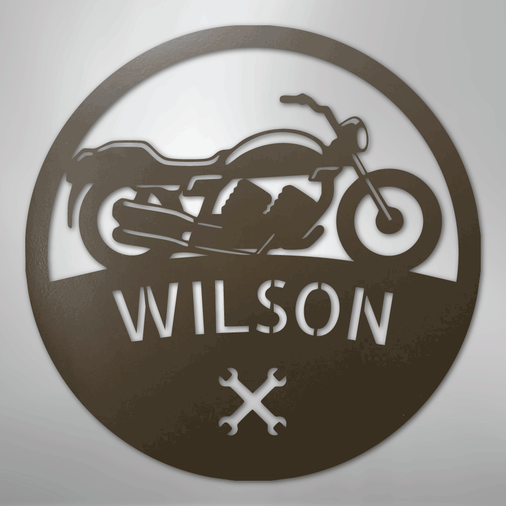 Motorcycle Master Personalized Steel Metal Sign Wall ArtCustomly Gifts
